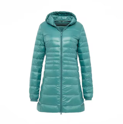 Abrigo Largo Acolchado Oversize Invierno