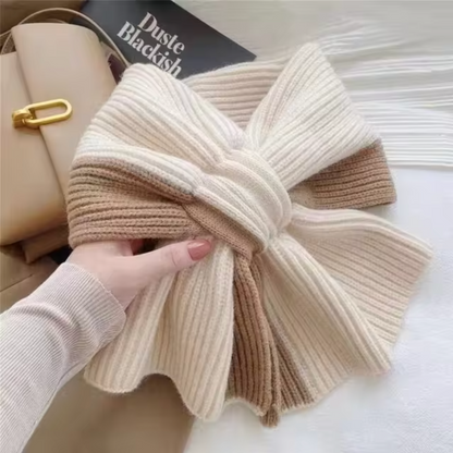 Bufanda Punto Dos Colores Elegante - Vestiria
