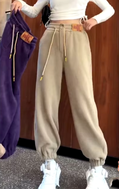 Pantalón Deportivo Felpa Suave Cálido