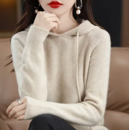Sudadera Capucha Cálida de Punto