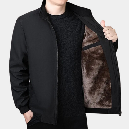 Chaqueta Hombre Abrigo Polar Cremallera