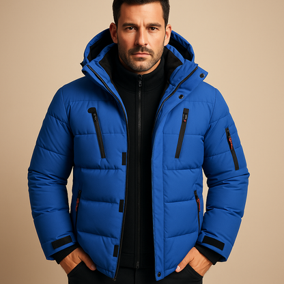 Chaqueta Invierno Hombre Abultada Impermeable - Vestiria