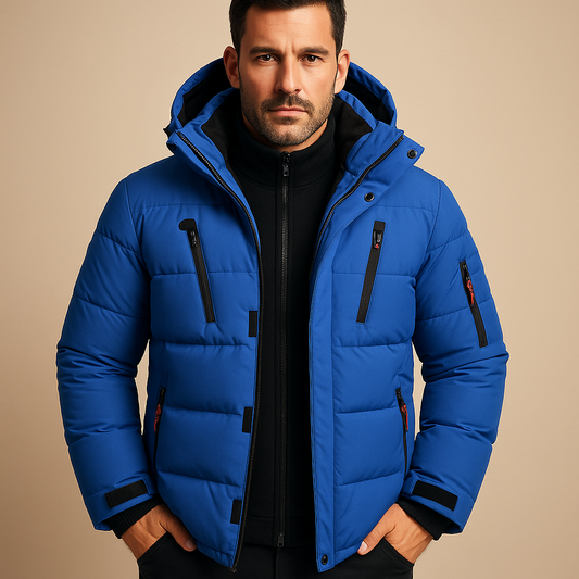 Chaqueta Invierno Hombre Abultada Impermeable - Vestiria