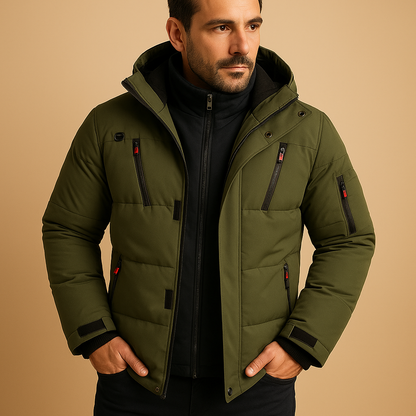 Chaqueta Invierno Hombre Abultada Impermeable
