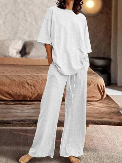 Conjunto Deportivo Camisa Grande Pantalón Recto