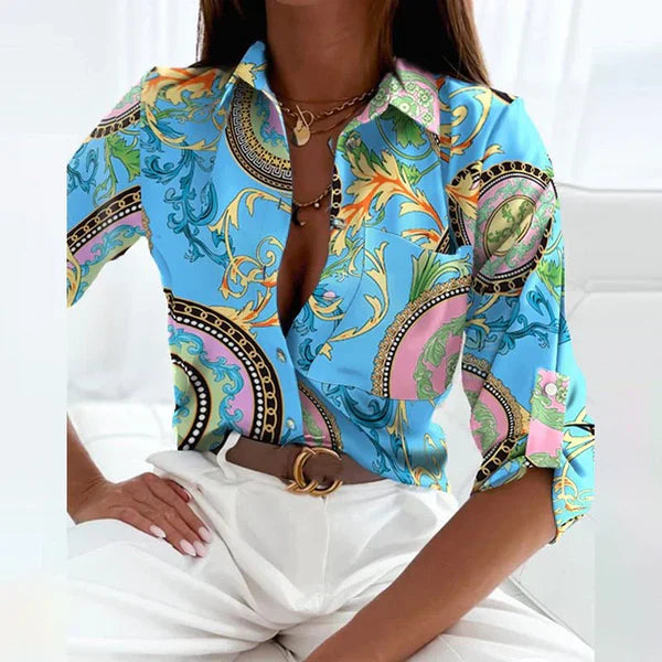 Chaquetón Azul Cuello Subido