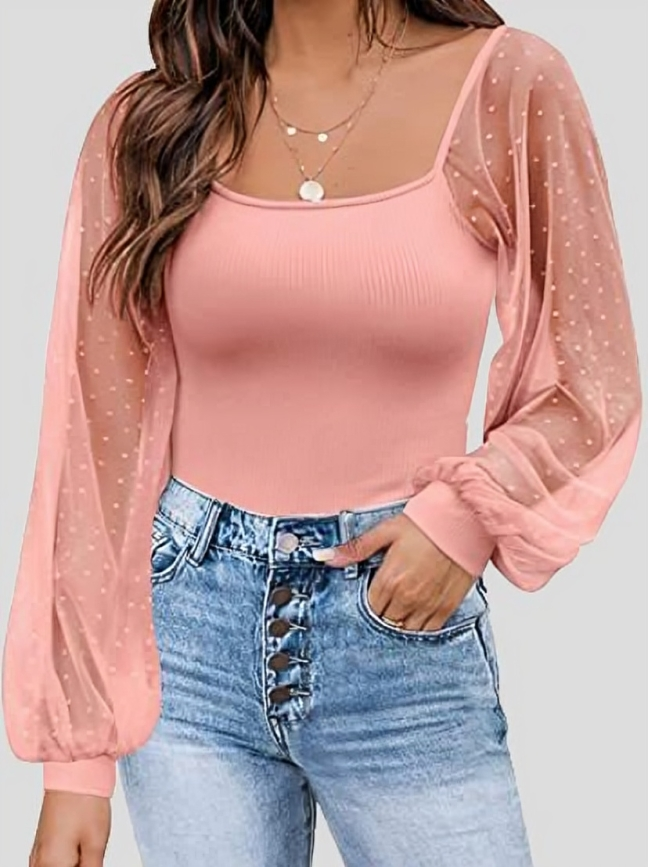Blusa Elegante Manga Ancha - Vestiria