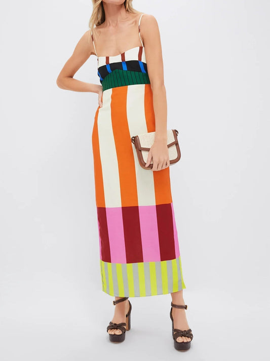 Vestido Mujer Recto Elegante con Tirantes Delicados - Vestiria