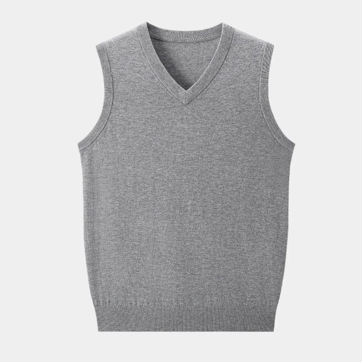 Chaleco Punto Hombre Cuello en V