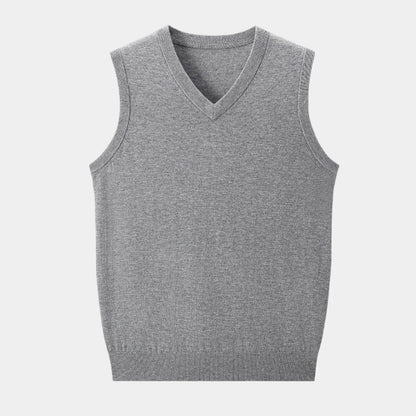 Chaleco Punto Hombre Cuello en V