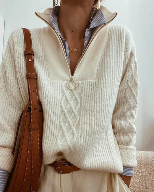 Sudadera Mujer Cuello Alto con Cremallera - Vestiria
