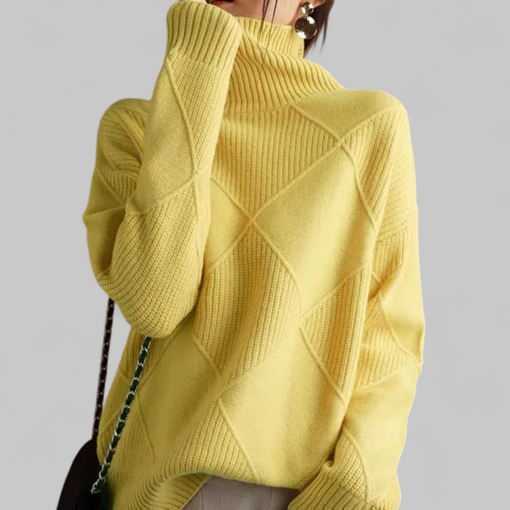 Sudadera Mujer Cuello Alto Estampada Invierno