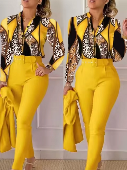 Traje de Dos Piezas Elegante y Chic