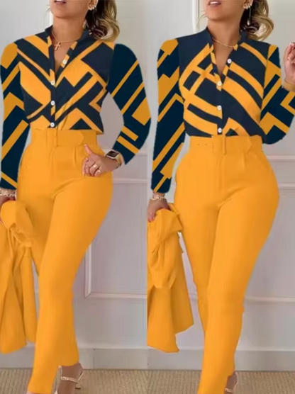 Traje de Dos Piezas Elegante y Chic