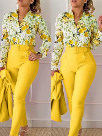 Traje de Dos Piezas Elegante y Chic