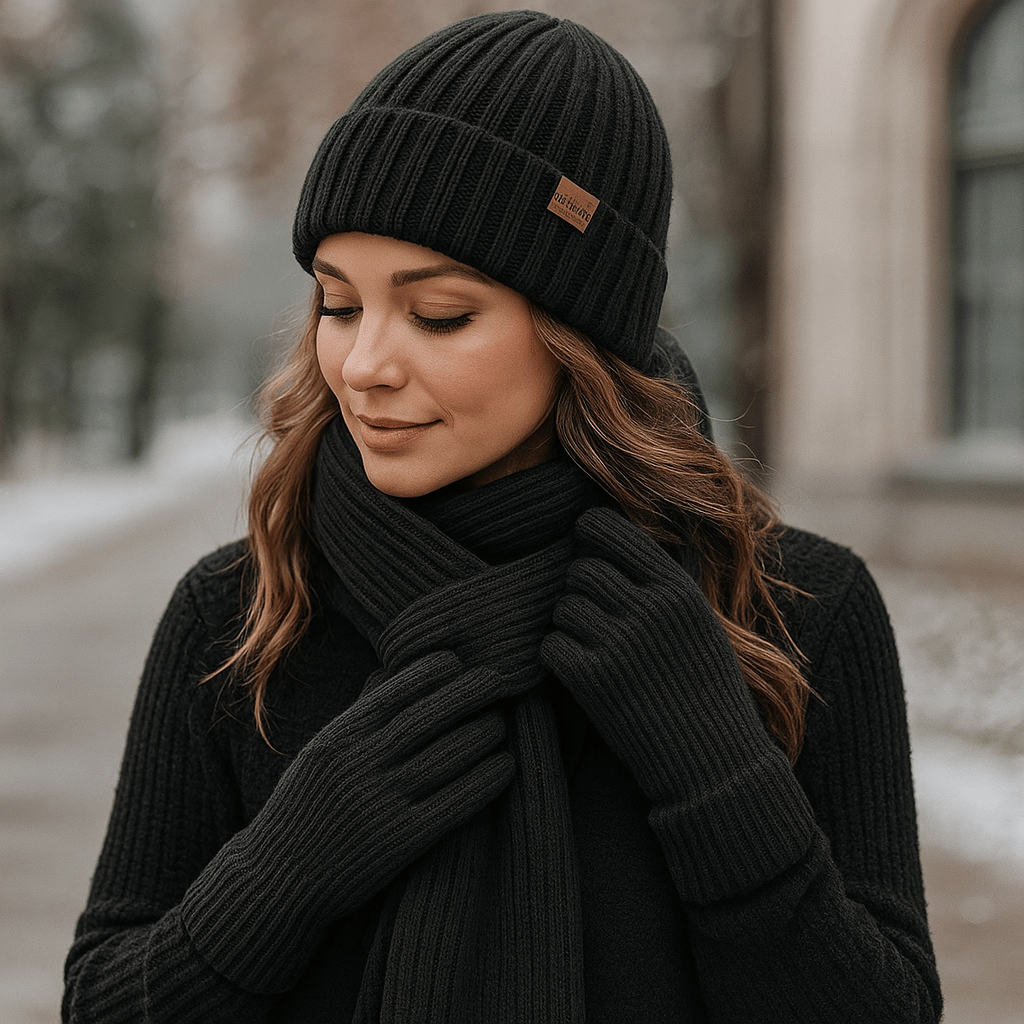 Conjunto Invierno Mujer Tejido Acogedor - Vestiria