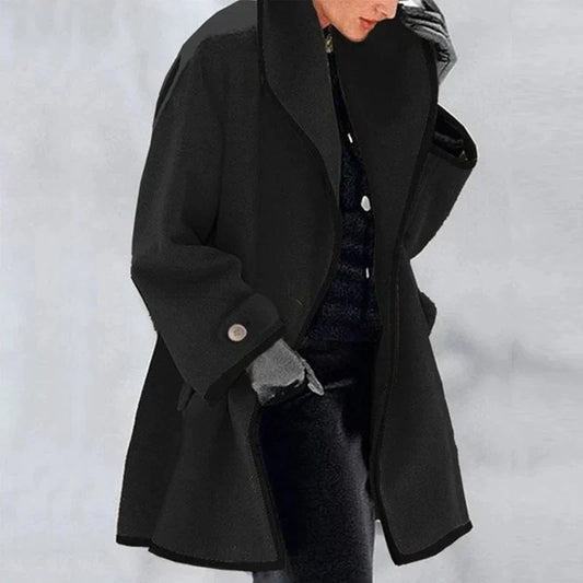 Chaqueta Oversize Mujer con Ribetes Coloridos - Vestiria